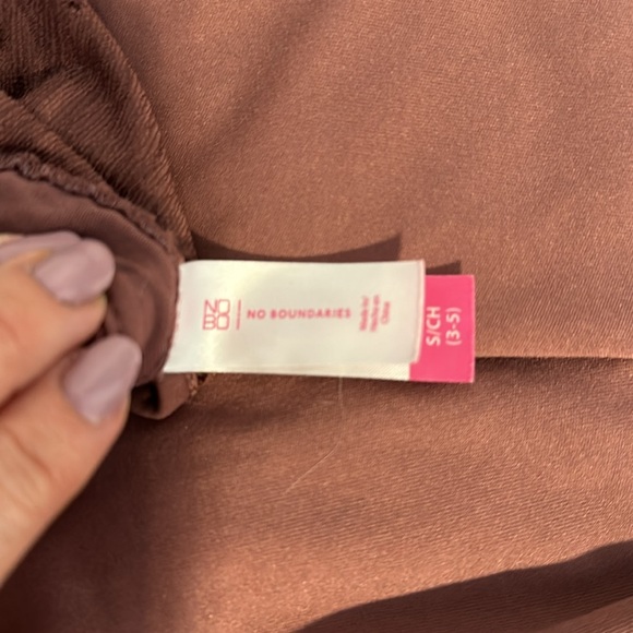 Super cute NO Boundaries plum colored stretchy dress Size Small - Picture 6 of 7